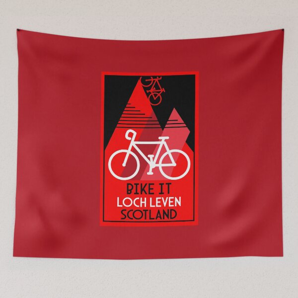 Item preview, Cycling In Scotland Loch Leven designed and sold by happygiftideas.