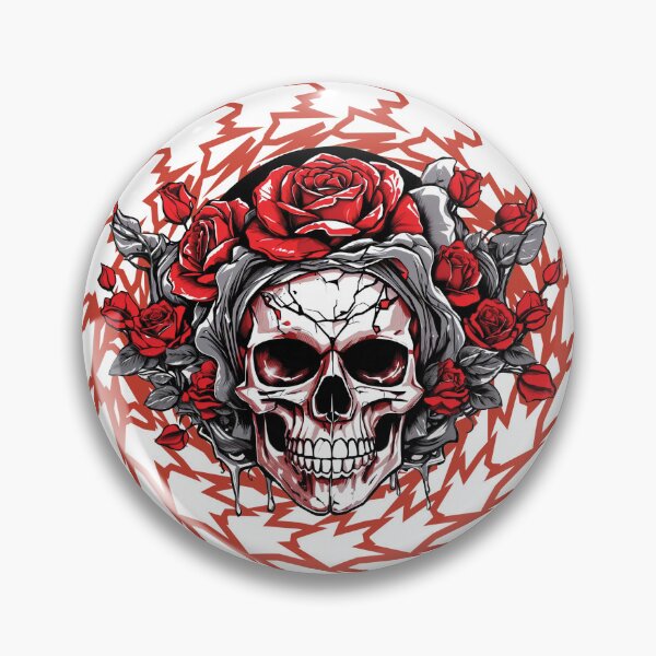 Item preview, Skull and Red Rose designed and sold by LUKaSUGaR.
