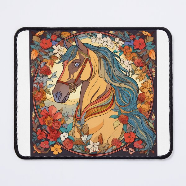 Item preview, Opal Radiance - Art Nouveau Horse designed and sold by EquestrianImperium.