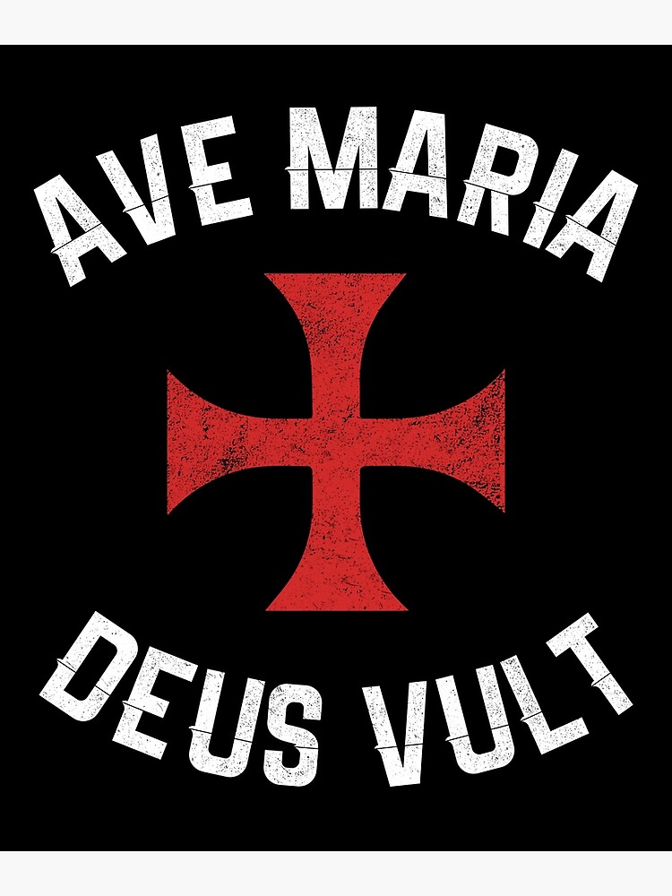 Maria deus vult. Деус Вульт ава. Deus Vult надпись.