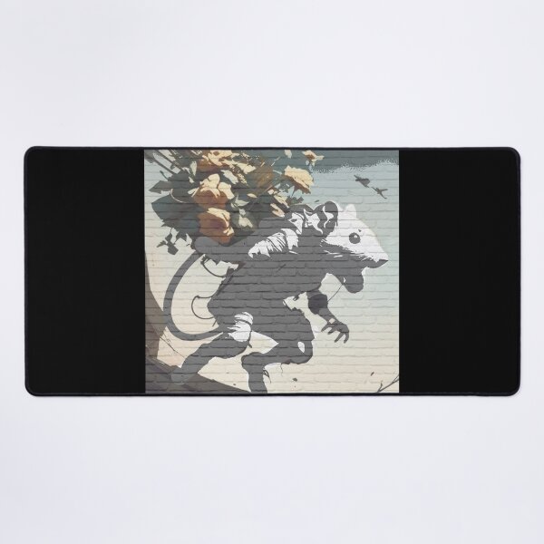 Item preview, Floral Rat Graffiti Art designed and sold by halibutgoatramb.