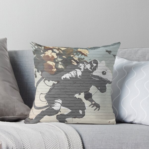 Item preview, Floral Rat Graffiti Art designed and sold by halibutgoatramb.