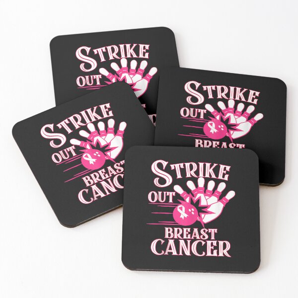 Item preview, Breast Cancer Awareness - Bowling Strike Out Pink Ribbon   designed and sold by JacqueMeltone.