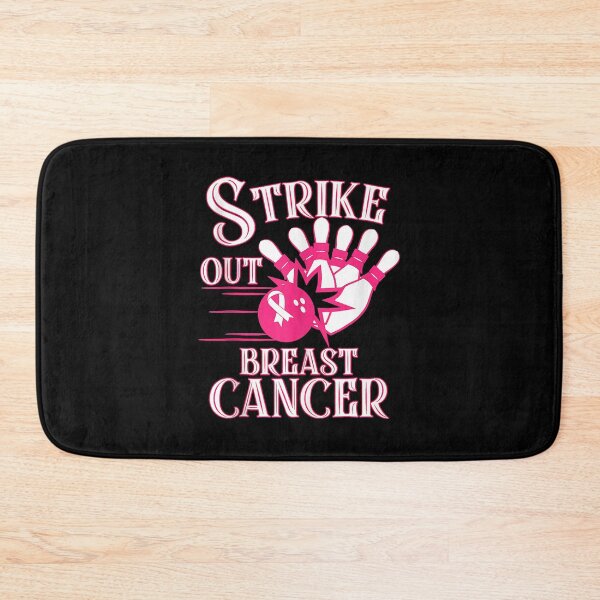 Item preview, Breast Cancer Awareness - Bowling Strike Out Pink Ribbon   designed and sold by JacqueMeltone.