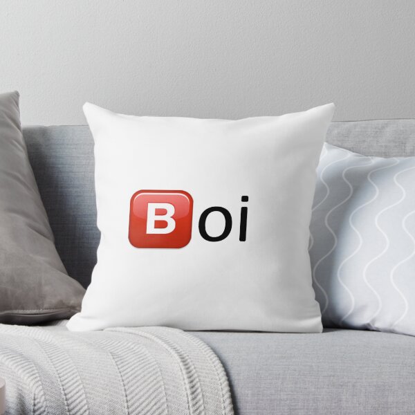 B hot sale emoji pillow