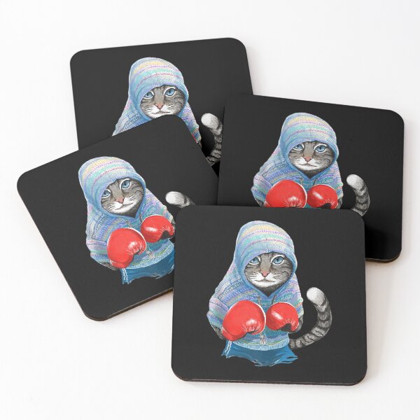 Item preview, Cat In Boxing Suit   designed and sold by JacqueMeltone.