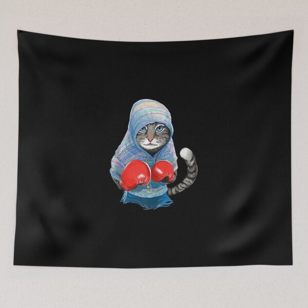 Item preview, Cat In Boxing Suit   designed and sold by JacqueMeltone.