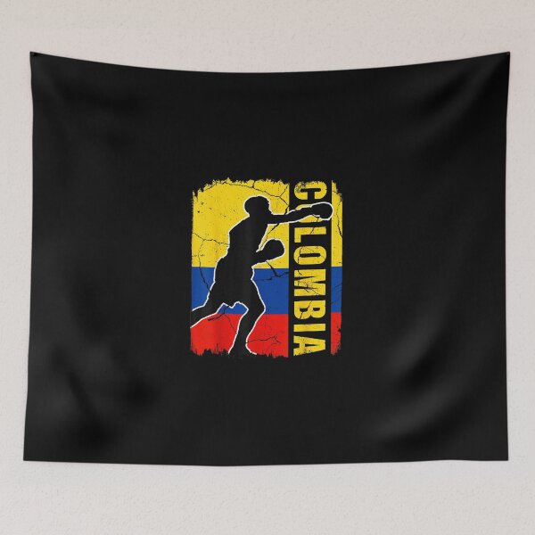 Item preview, Colombian Boxing Team Colombia Flag Boxing Gloves  designed and sold by JacqueMeltone.