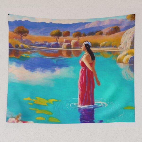Item preview, Lady of the Lake 2 Painting designed and sold by druidwolfart.