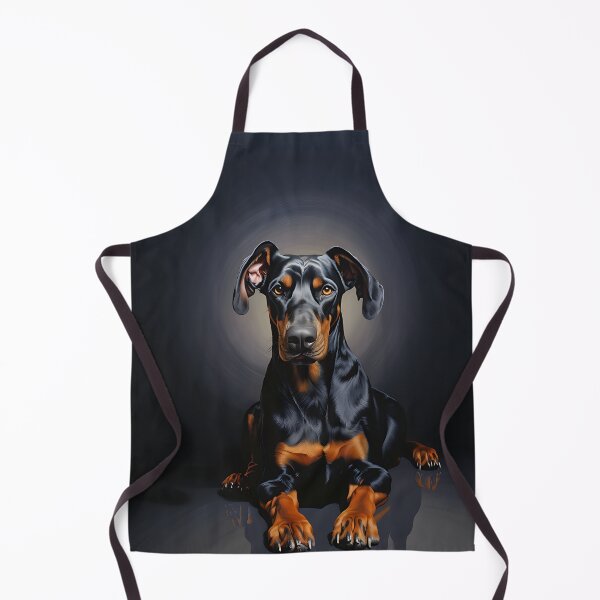 Artikelvorschau, Dobermann normale Ohren, natürliche Ohren, sehr realistisches Bild, 3D-Illusion entworfen und verkauft von MyWonderfulArt.
