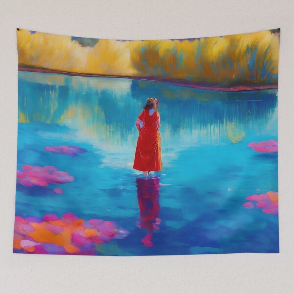 Item preview, Lady of the Lake 3 Painting designed and sold by druidwolfart.