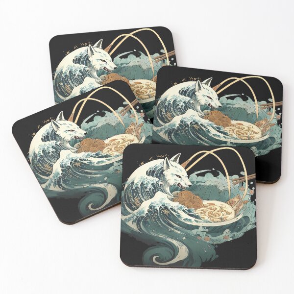 Item preview, The Great Kitsune Wave - Ramen Noodles designed and sold by HideTheInsanity.