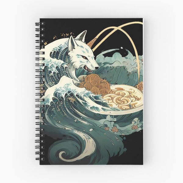 Item preview, The Great Kitsune Wave - Ramen Noodles designed and sold by HideTheInsanity.