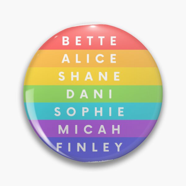 Item preview, The L Word Generation Q Cast Character Pride Flag designed and sold by TylerMcfal.