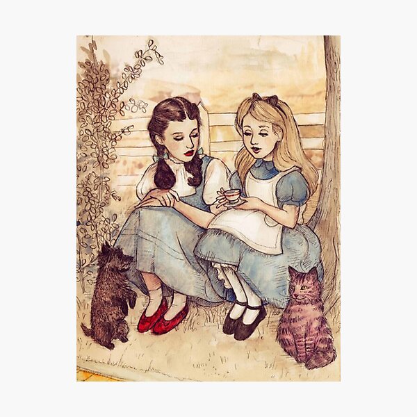 Dorothy and Alice Photographic Print