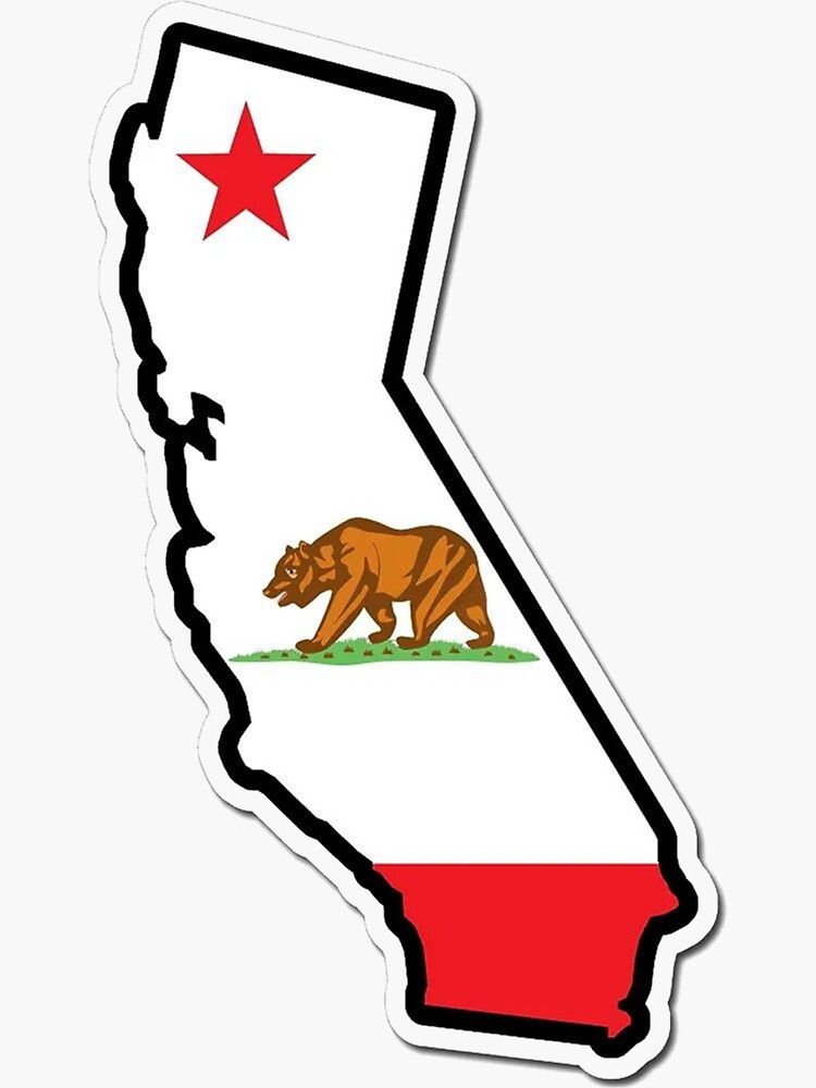 California Surfing Bear Flag Sticker Decal - Self Adhesive Vinyl - Weatherproof - Made In USA - Foto 9