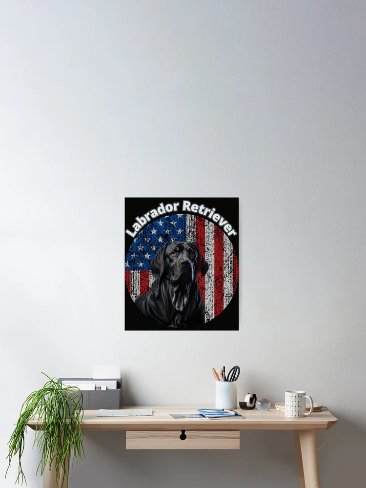 Thumbnail 2 of 3, Poster, Labrador 1a designed and sold by Rumaq-Store.