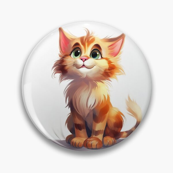 Item preview, Ginger Cat in Cartoon style designed and sold by Lajon97.