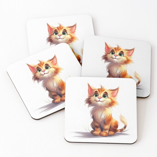 Item preview, Ginger Cat in Cartoon style designed and sold by Lajon97.