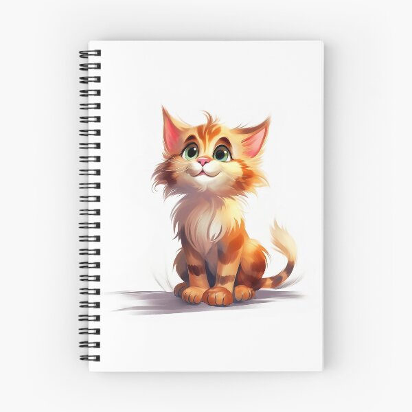 Item preview, Ginger Cat in Cartoon style designed and sold by Lajon97.