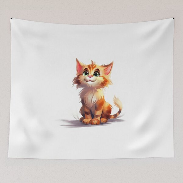 Item preview, Ginger Cat in Cartoon style designed and sold by Lajon97.
