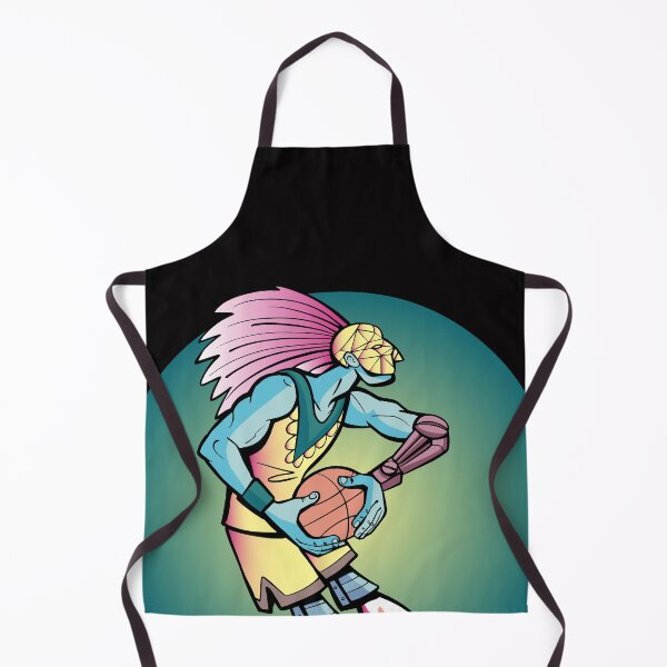 Item preview, Aztec warrior rocket basketball player designed and sold by duxpavlic.