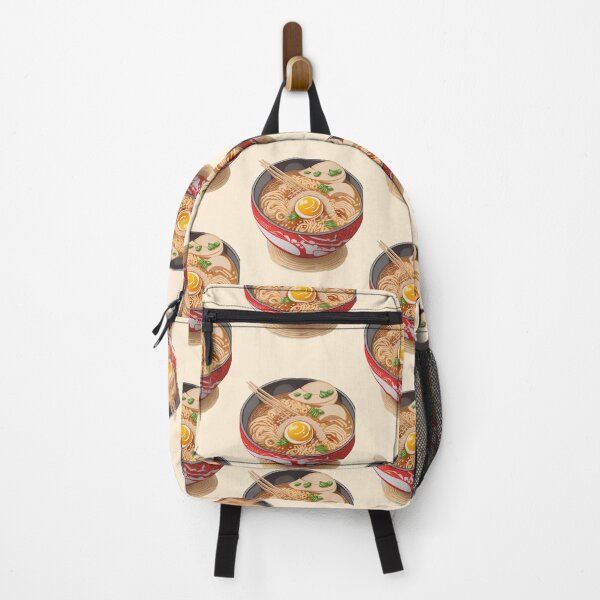 Item preview, vintage japanses ramen noodles bowl humor anime food plate pasta tokyo kawaii chibi designed and sold by Print&Perfection ⭐⭐⭐⭐⭐.
