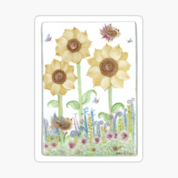 Glorious SunFlowers Sticker