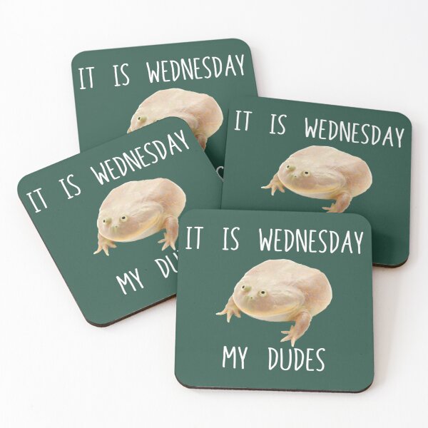 Item preview, IT IS WEDNESDAY MY DUDES  FUNNY MEME  designed and sold by KharriEvans.