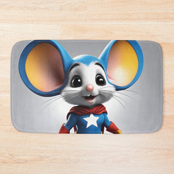 Item preview, cute mouse, kawaii superhero designed and sold by Mauswohn.