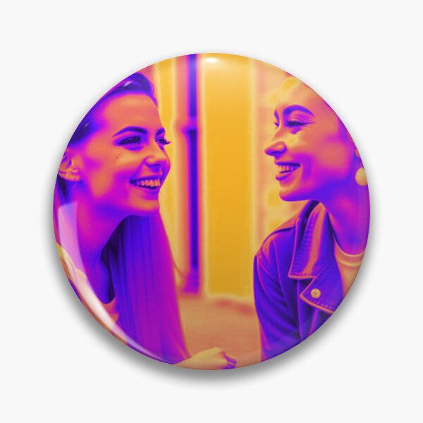 Item preview, Echoes of Joy: Two Girls Happily Reliving the Past designed and sold by MiggysArtHaven.
