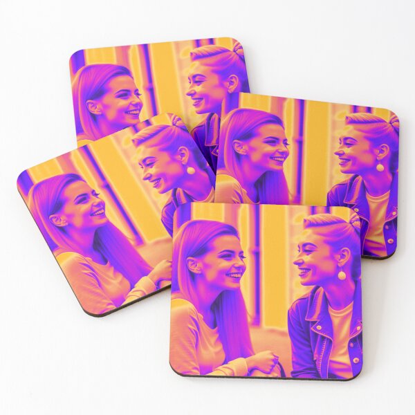 Item preview, Echoes of Joy: Two Girls Happily Reliving the Past designed and sold by MiggysArtHaven.