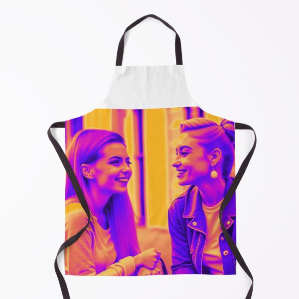 Item preview, Echoes of Joy: Two Girls Happily Reliving the Past designed and sold by MiggysArtHaven.