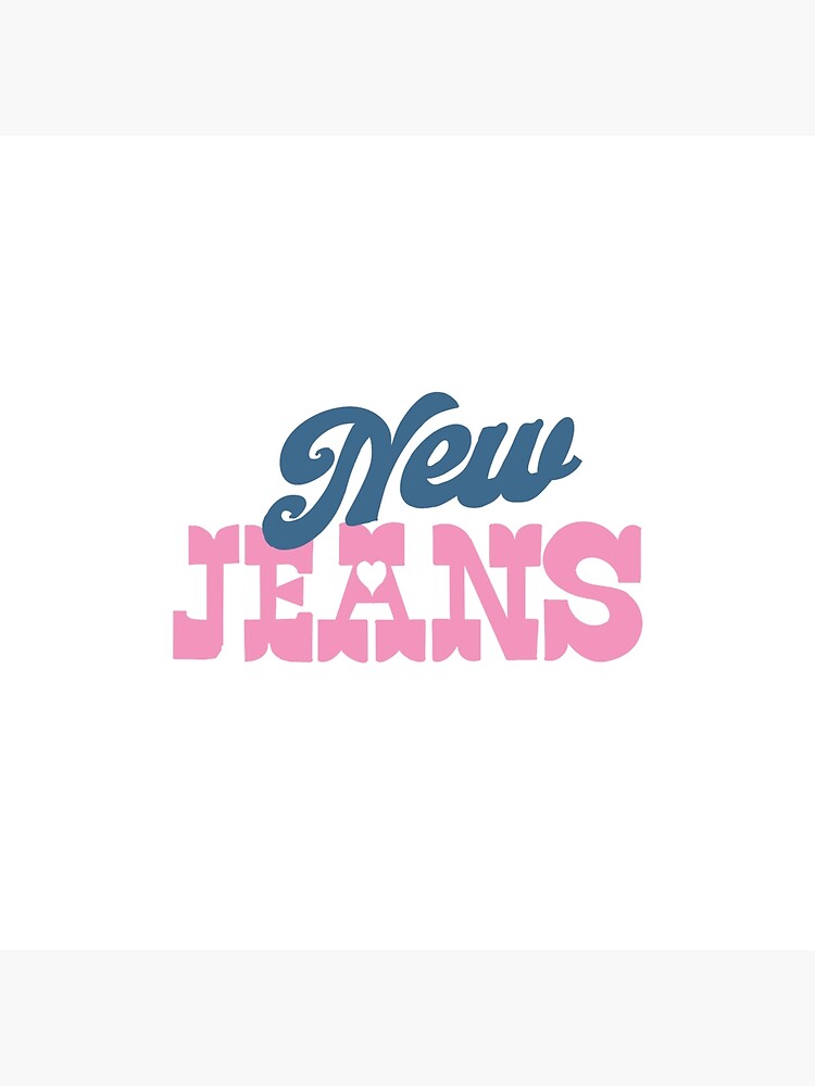NewJeans Logo Pink Blue Art Board Print for Sale by ✿good goodies✿