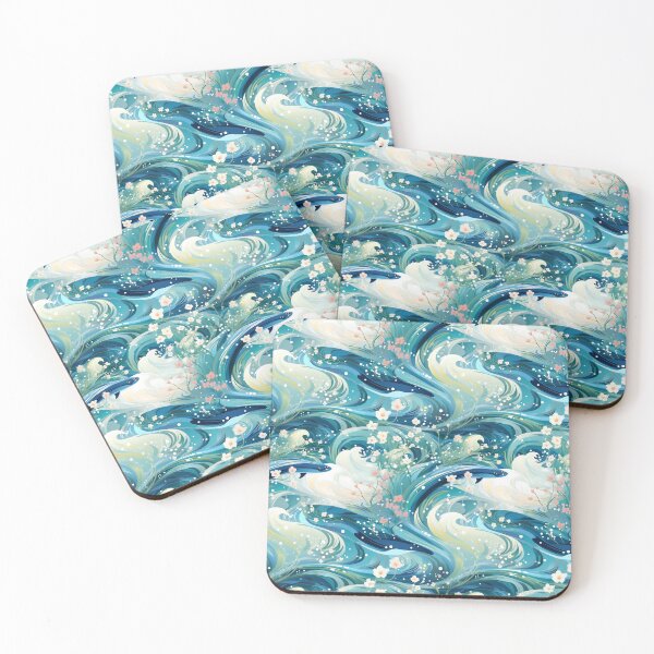 Item preview, Waves Collection 11 designed and sold by patternslx.