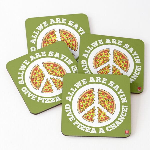 Item preview, Give Pizza a Chance ... designed and sold by stuinflipflops.