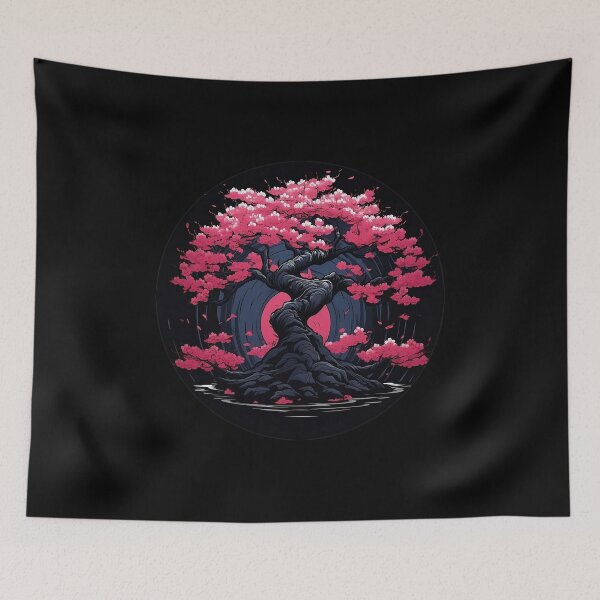 Item preview, Japanese Cherry Tree in a circle designed and sold by Lajon97.