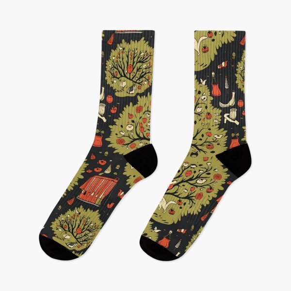 Item preview, Apple Picking Fall—a fruitful adventure in nature’s playground. Autumn Design, Fall Pattern Fashion. designed and sold by ignasirus.