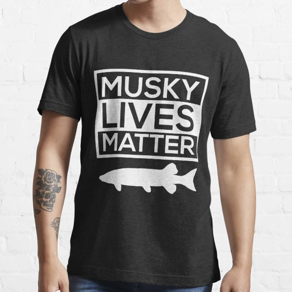 Bass Lives Matter Funny Outdoor Fishing Shirts by Black Fly Premium T-Shirt