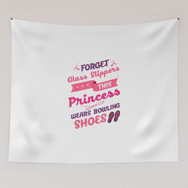 Item preview, Forget Glass Slippers This Princess Wears Bowling Shoes Tee designed and sold by EbonyFabre.