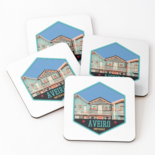 Item preview, Costa Nova Façade | Charming Aveiro Lagoon Illustration designed and sold by Lemomo-artworks.