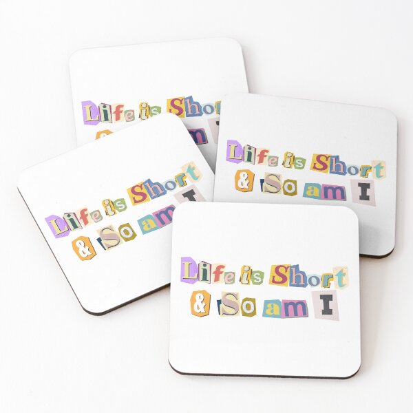 Item preview, life is short and so am i designed and sold by majin666bkk.