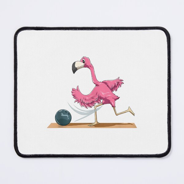 Item preview, Flamingo Bowling Flamingo Playing Bowling Flamingo designed and sold by EbonyFabre.