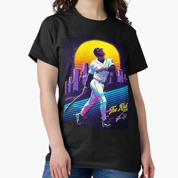 Artikel-Vorschau von Ken Griffey Jr. The Kid Baseball Vintage Retro 80er 90er Rap-Stil, designt und verkauft von abe-lingram.