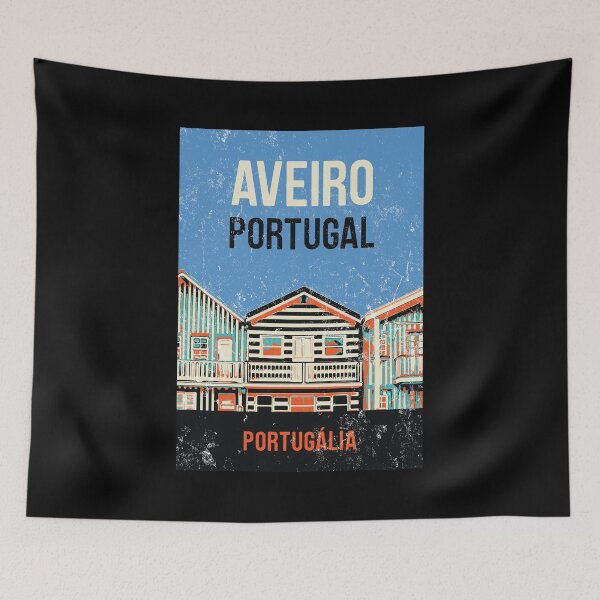 Item preview, Costa Nova Façade | Charming Aveiro Lagoon Illustration designed and sold by Lemomo-artworks.