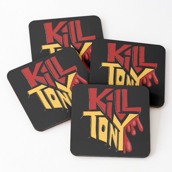 Item preview, Kill Tony Custom Fan Logo in Red and Yellow designed and sold by Kill Tony Fan Designs.