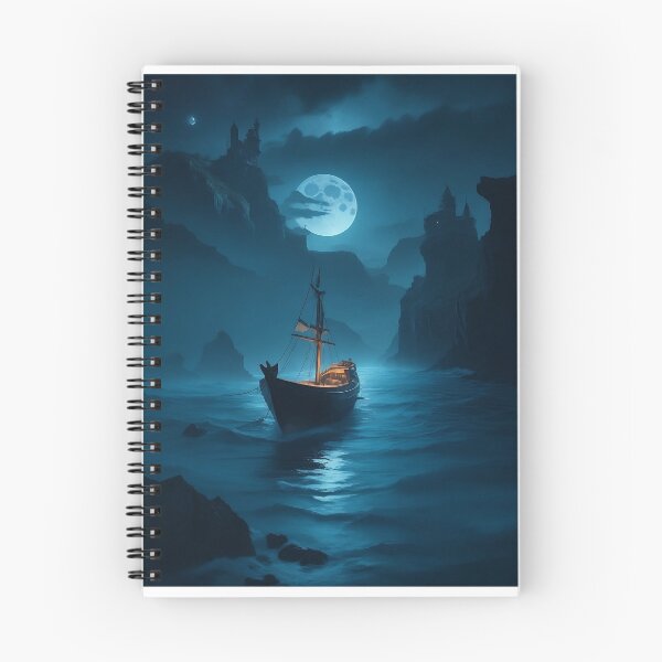 Item preview, ITS GHOST LANDSCAPES  -WALL ART   designed and sold by AyushAIImage01.