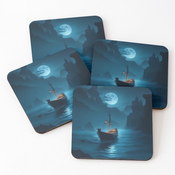 Item preview, ITS GHOST LANDSCAPES  -WALL ART   designed and sold by AyushAIImage01.