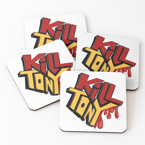 Item preview, Kill Tony Custom Fan Logo in Red and Yellow designed and sold by Kill Tony Fan Designs.