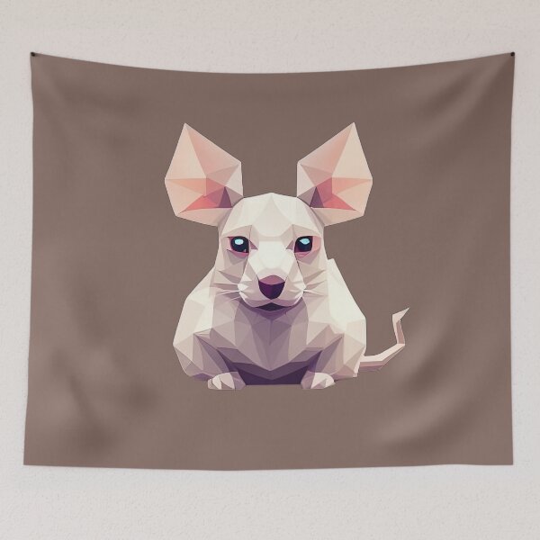Item preview, White Mouse Frontal designed and sold by PolygonXYZ.